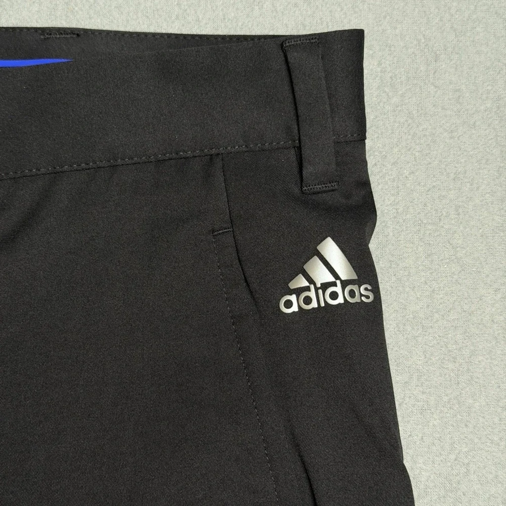 Adidas Mens Ultimate365 Golf Pants Black Flat Front 38x30 Trousers